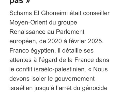 Tribune dans Ouest-France: la reconnaissance de la Palestine ne suffit pas